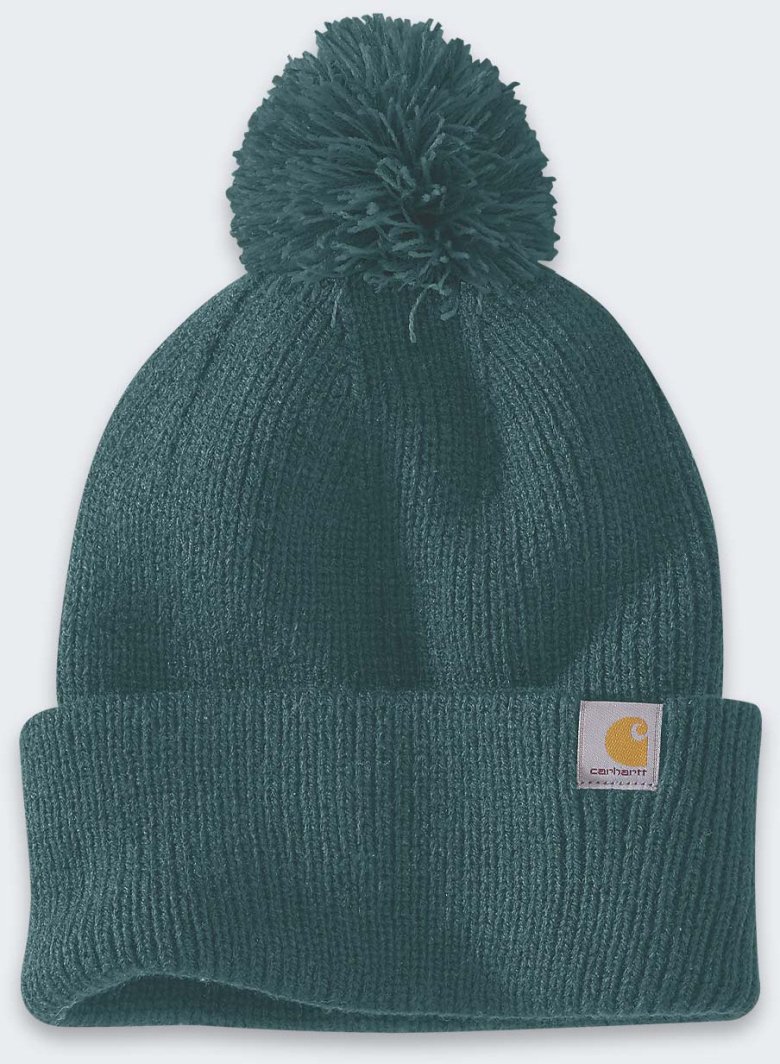 Czapka z Pomponem Carhartt Cuffed Greenstone 1