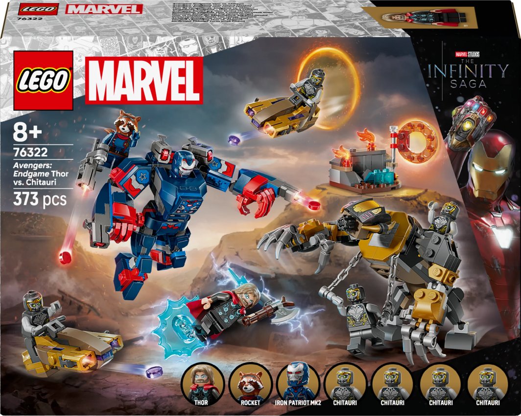 Marvel Avengers: Koniec gry Thor kontra Chitauri (76322) 1