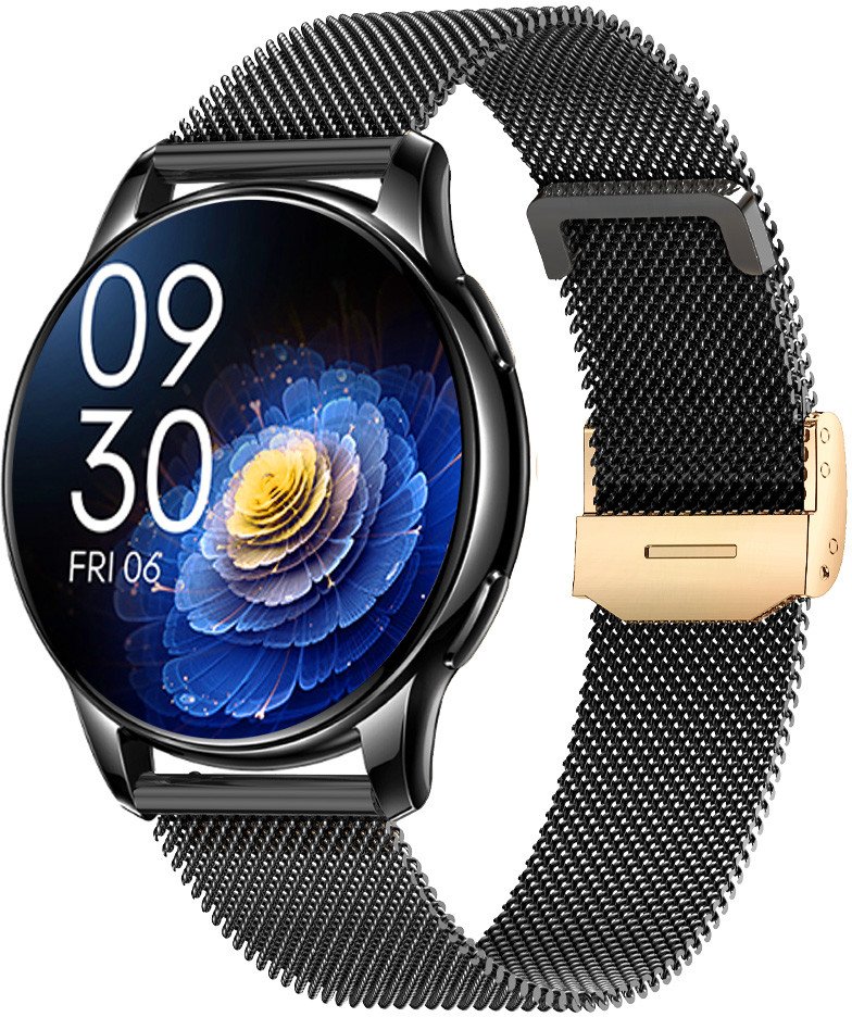 Smartwatch damski Rubicon -Asturia- - AMOLED rozmowy BT tętno SpO IP67 złoty 1