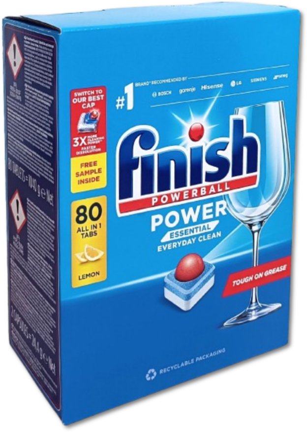 Tabletki do zmywarki Finish Power Essential 80szt 1