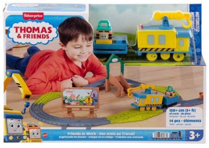 Zestaw z lokomotywš z napędem Tomek i Przyjaciele Friends at Work 1