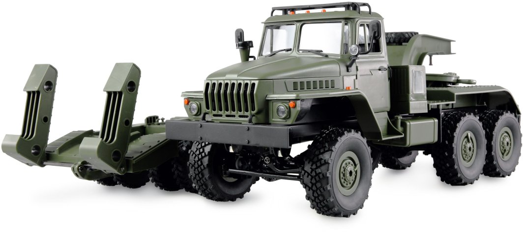 Amewi Ural B36 Militär LKW 6WD mit Tieflader 1:16 RTR grün 1