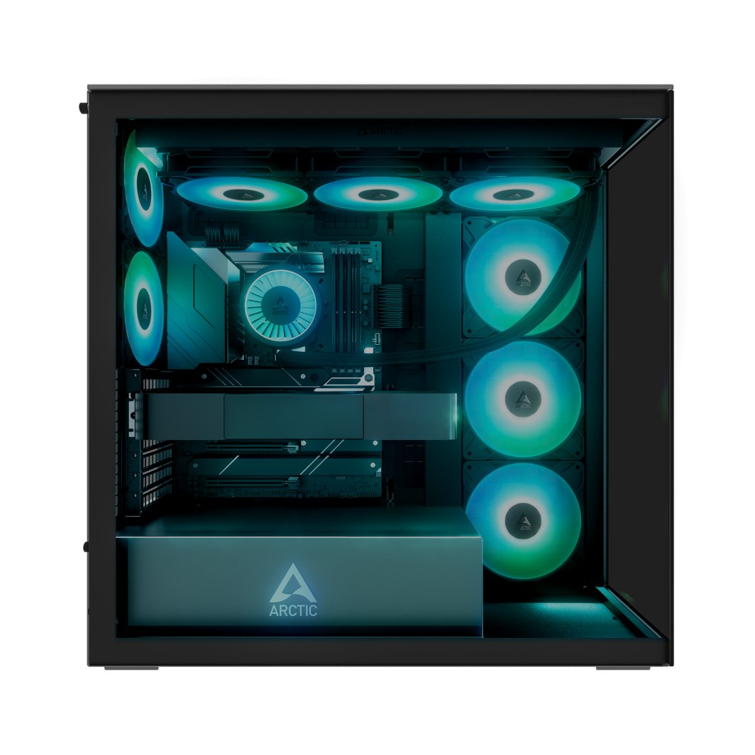 Obudowa Arctic Xtender Tinted ARGB czarna (ACPCC00015A) 1