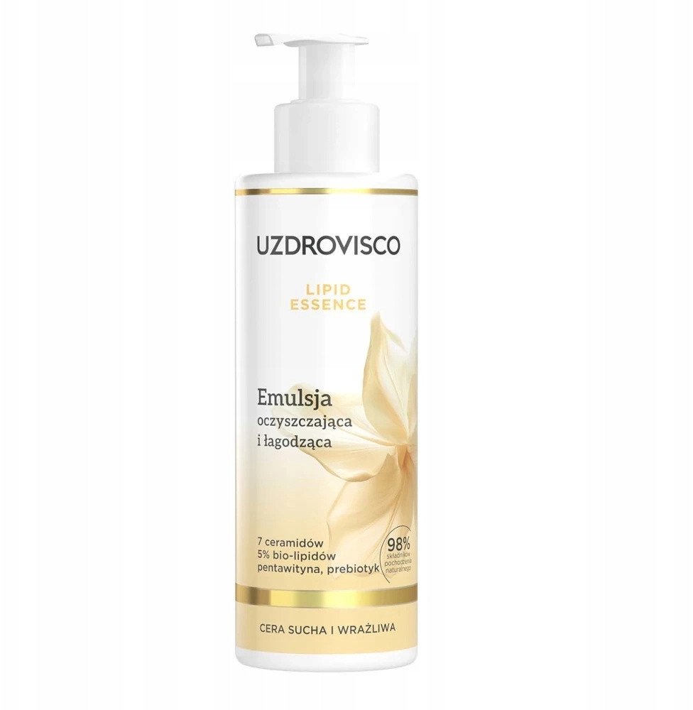 UZDROVISCO_Lipid Essence emulsja oczyszczająca i łagodząca 200ml 1