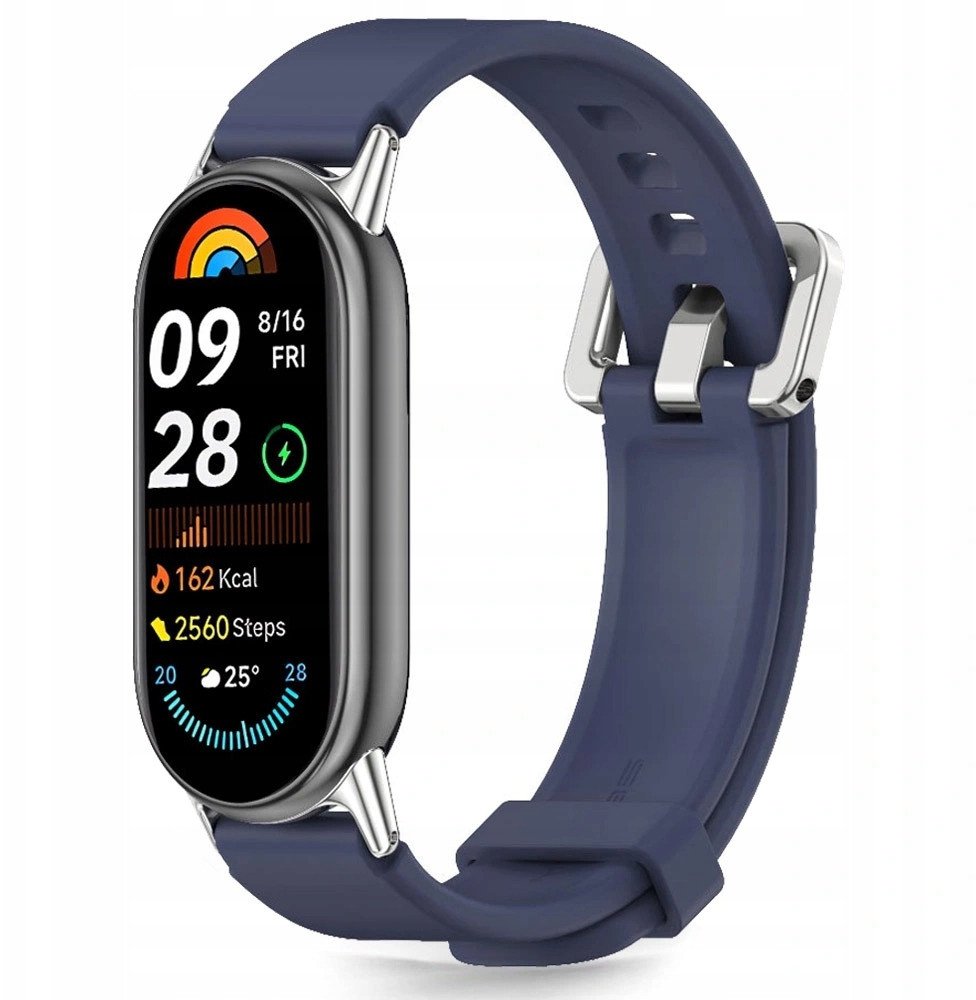 Pasek Tech-Protect IconBand Classic do Xiaomi Smart Band 8 / 9 / 10 / NFC Storm Blue 1