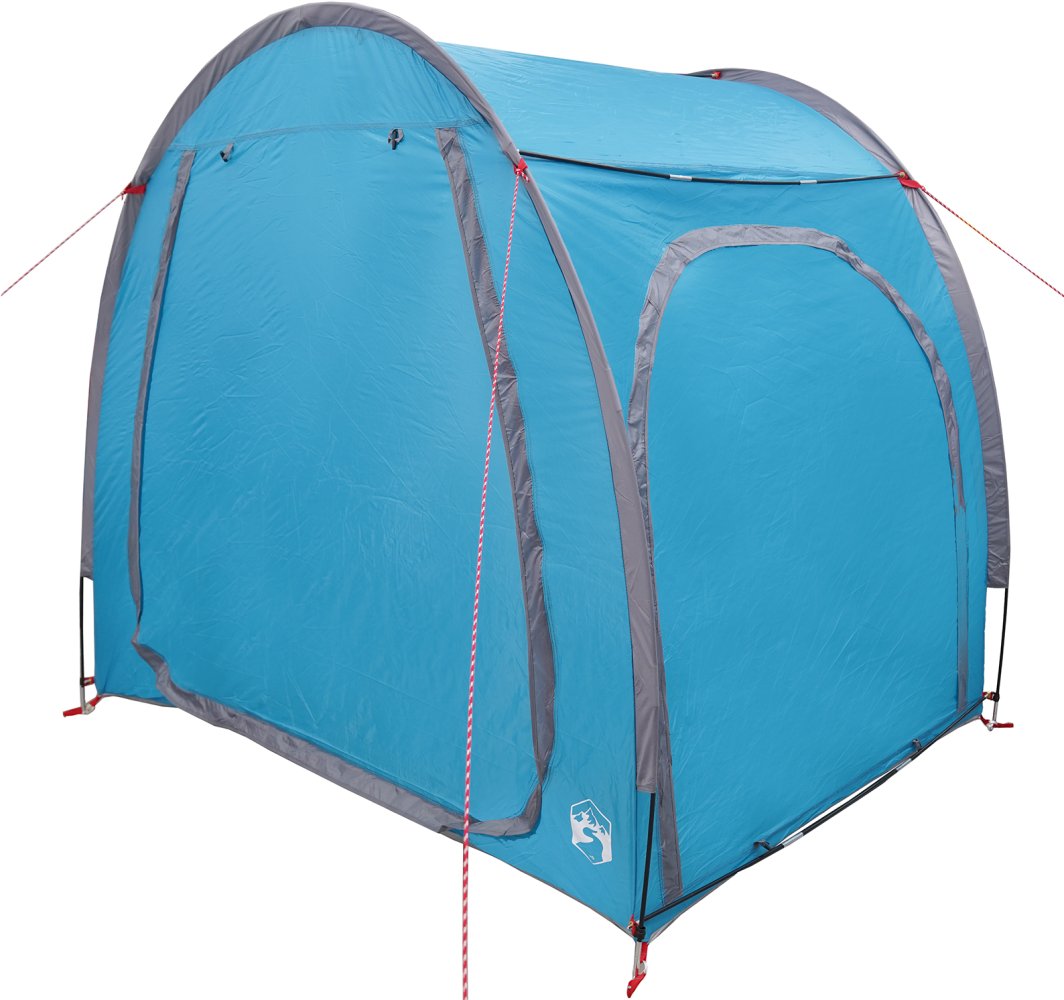 vidaXL Namiot do przechowywania rowerów z dachem z przechowywaniem Niebieski 1