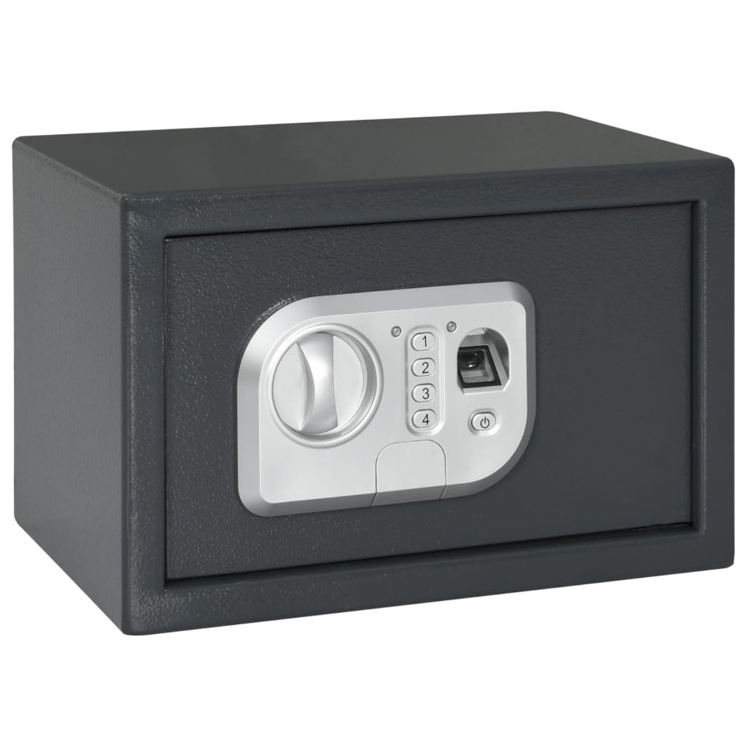 vidaXL Elektroniczny Sejf Cyfrowy z Zamkiem Odciskowym 20x31x20 cm 1