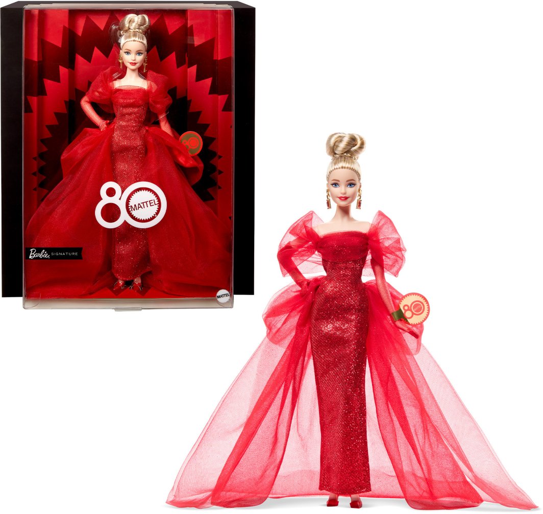 Lalka Barbie Mattel Signature 80th Anniversary Blonde (JBJ17) 1