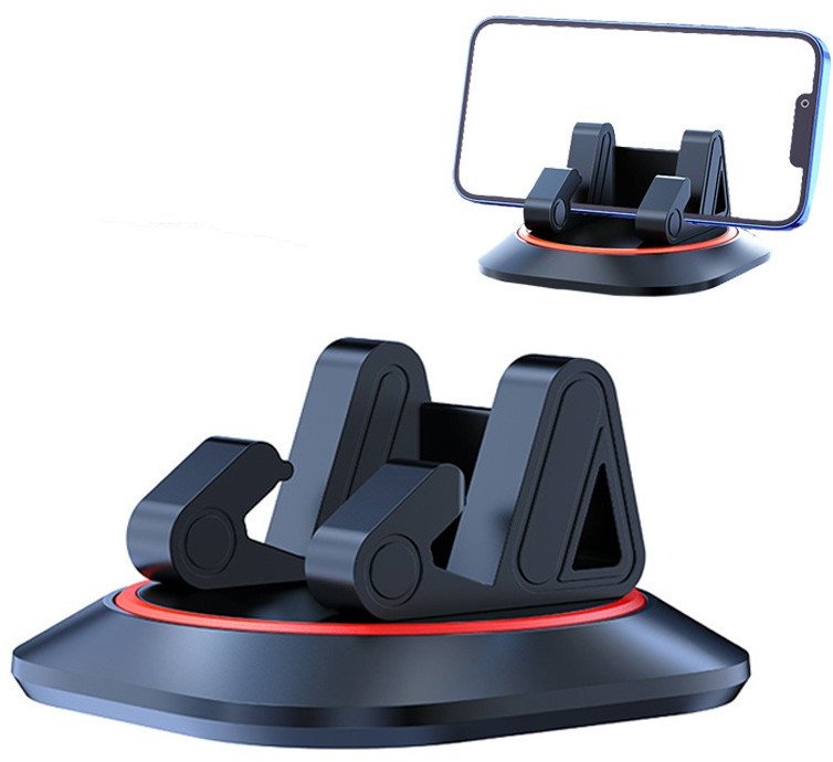 Uchwyt samochodowy do telefonu, obrotowy 360, Supero, czarny 1