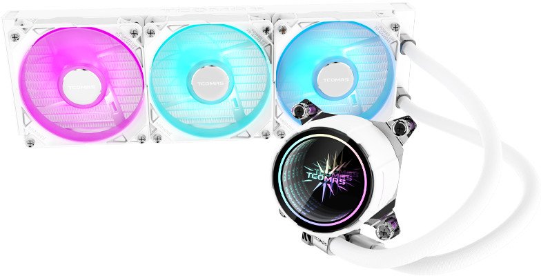 Chłodzenie wodne Tcomas LA200 360 Białe 1