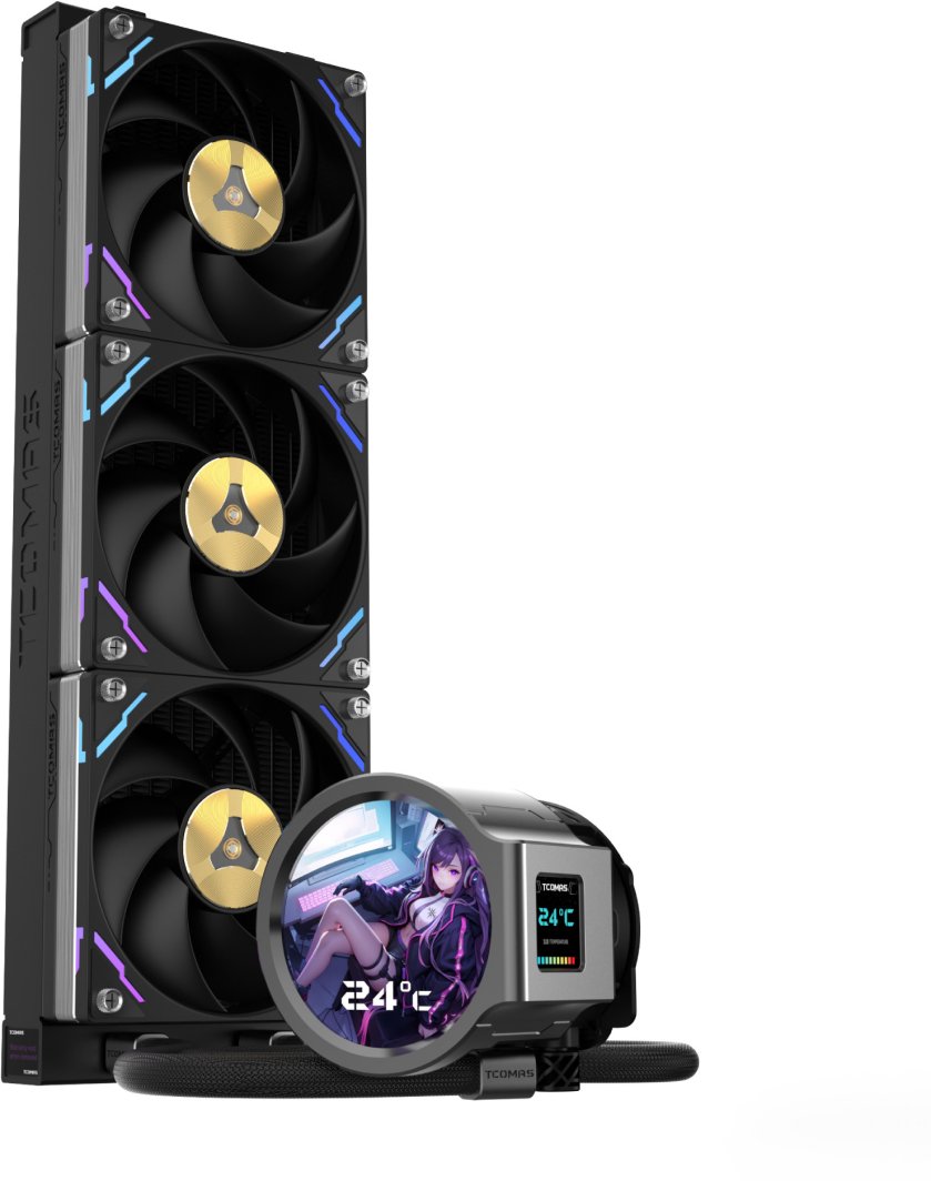 Chłodzenie wodne Tcomas LX800 PRO 360 Czarne 1