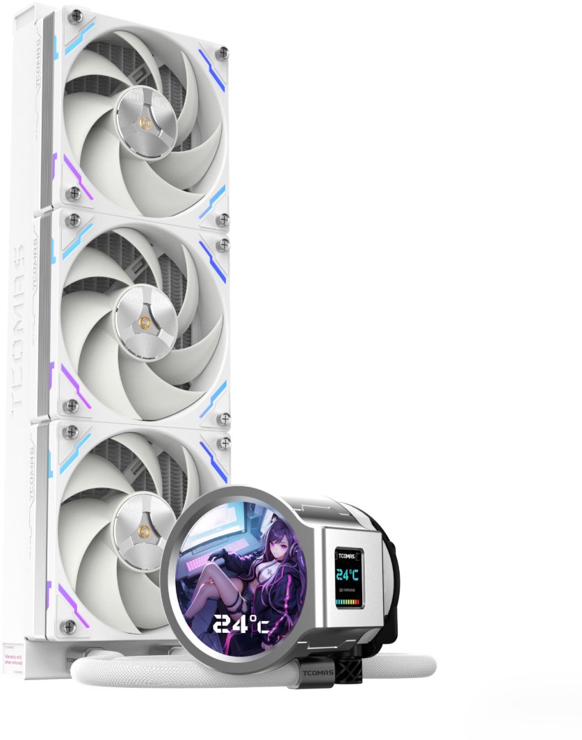 Chłodzenie wodne Tcomas LX800 PRO 360 Białe 1