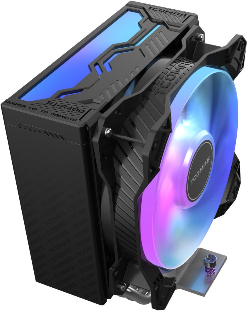 Chłodzenie CPU Tcomas SJR400 4HP Czarne 1