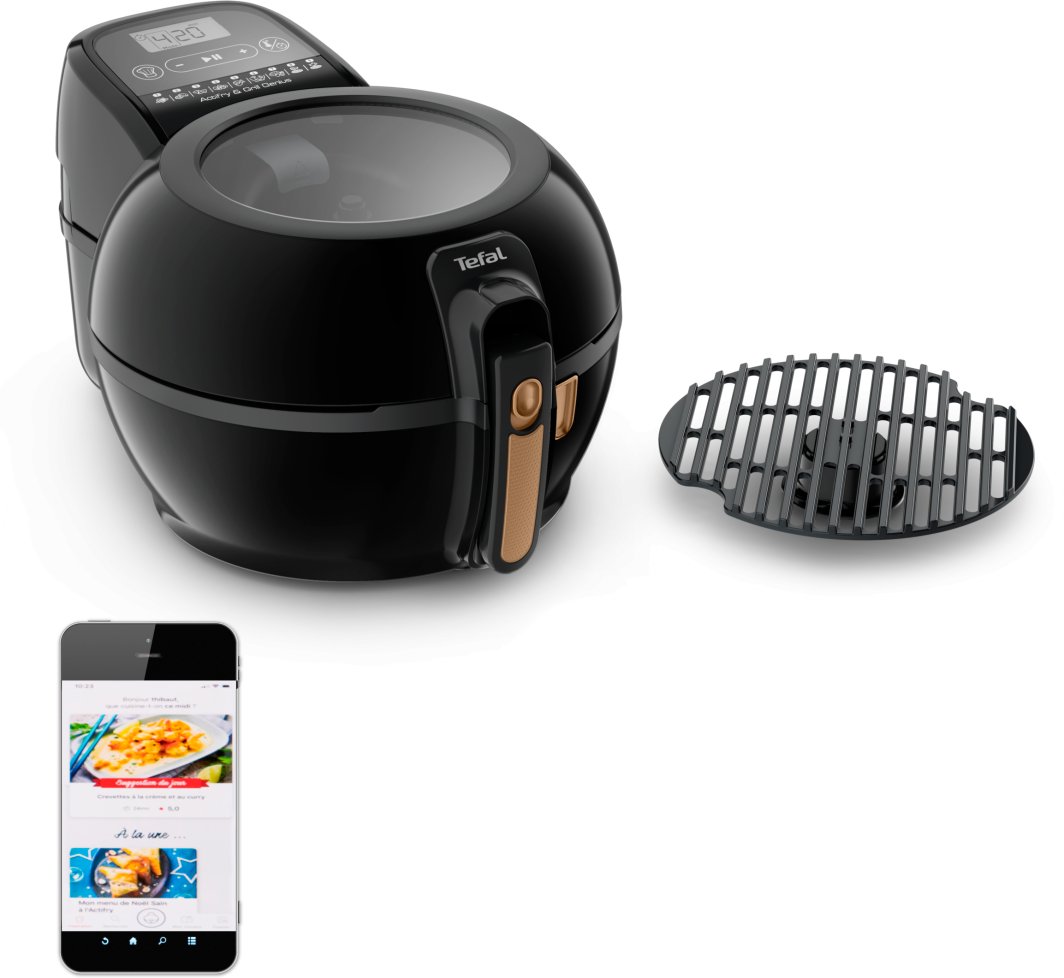 Tefal FZ7758 ActiFry & Grill Air Fryer black 1
