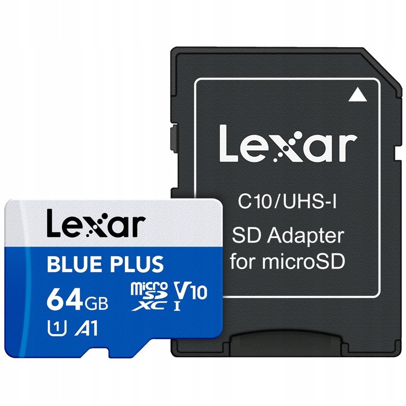 MEMORY MICRO SDXC 64GB UHS-I/W/A LMSBLPL064G-BNANG LEXAR 1