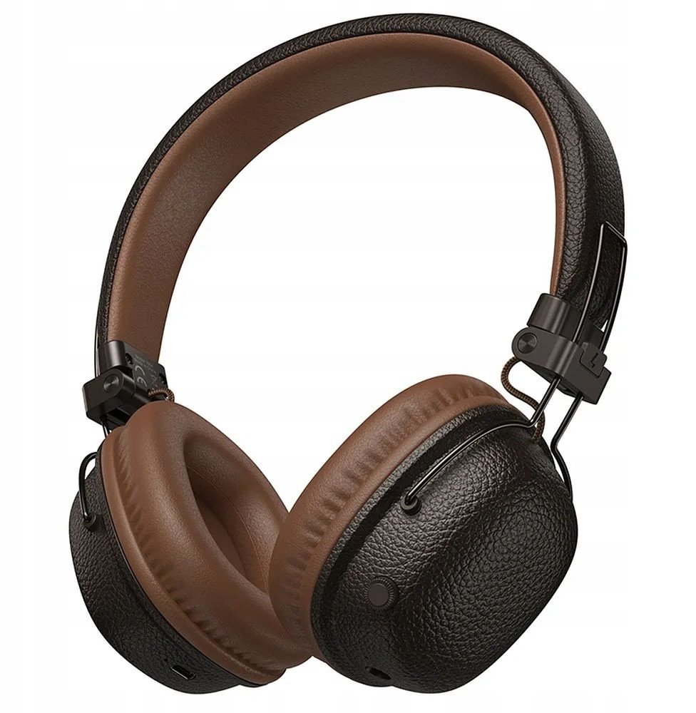 Słuchawki bezprzewodowe nauszne Hoco W64 brązowe 1