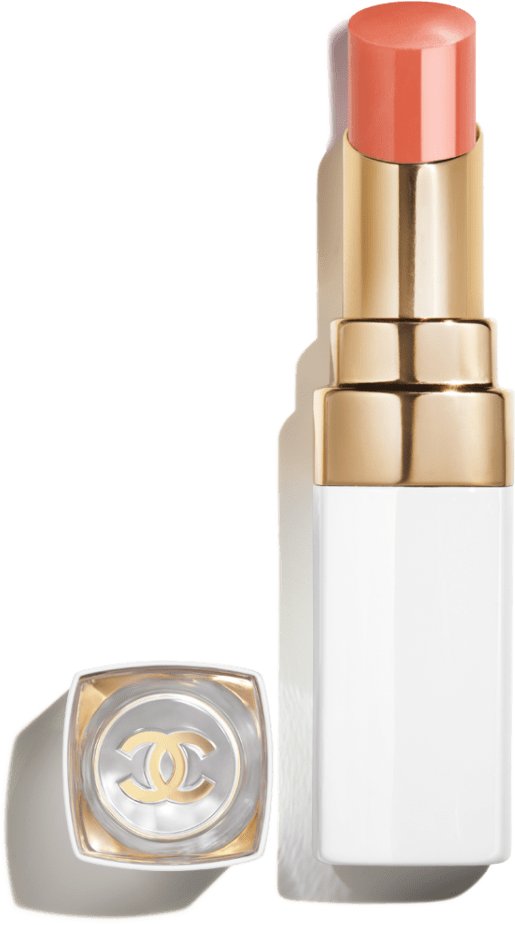 CHANEL ROUGE COCO BAUME LIPSTICK SHINE TENDER PEACH 754 3G 1