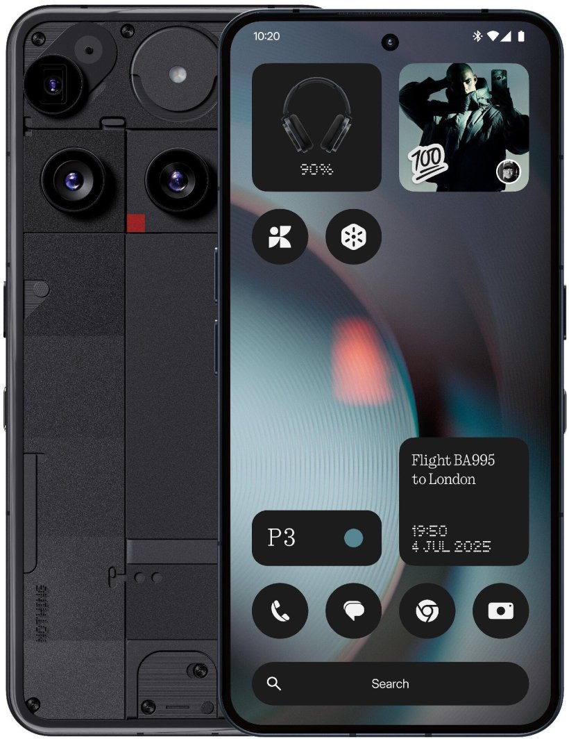 Smartfon Nothing Phone (3) 5G 16/512GB Czarny  (99936649) 1