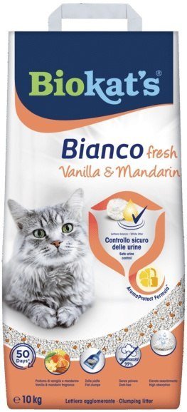Żwirek dla kota : Gimborn Biokats Fresh Vanilla|Mandarin 10kg 1