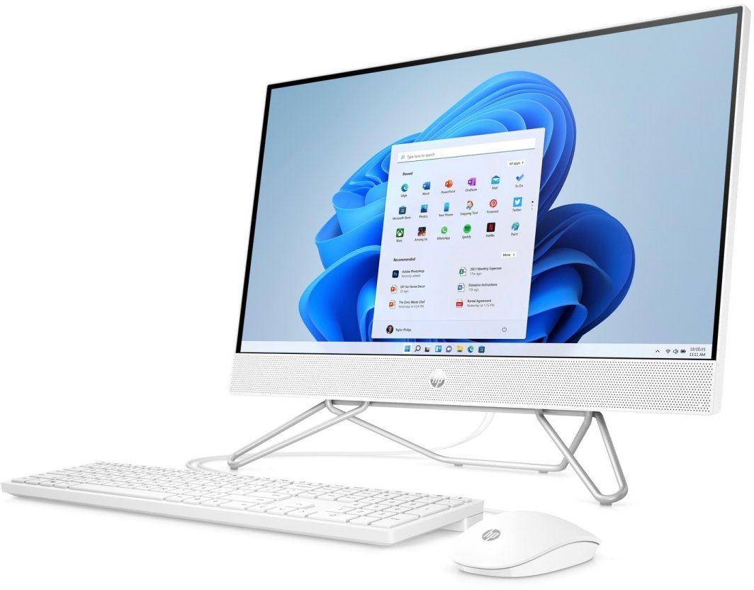 Komputer All in One HP 24-cb1035ns / 6G1M5EA / Intel i5-12 / 8GB / SSD 512GB / Intel Xe / FullHD / Win 11 / Biały 1