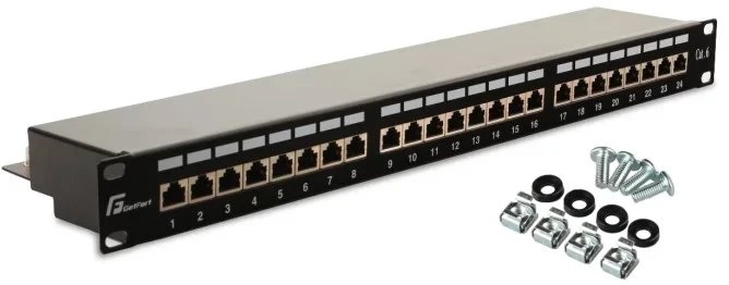 Patch Panel Ftp Cat.6 24 Porty Pgf-6Ftp24-B6 Getfort 1