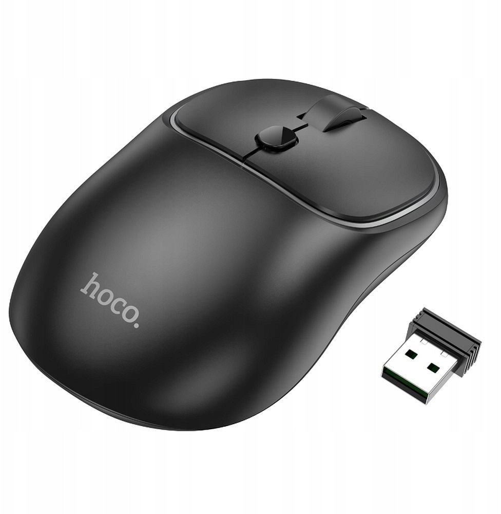 Myszka bezprzewodowa Hoco 2,4G 1600 dpi GM25 czarna 1