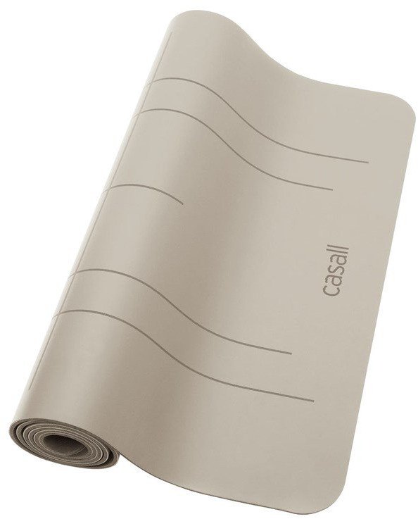 Mata do jogi CASALL Yoga mat Grip&Cushion III 5mm beżowy 1