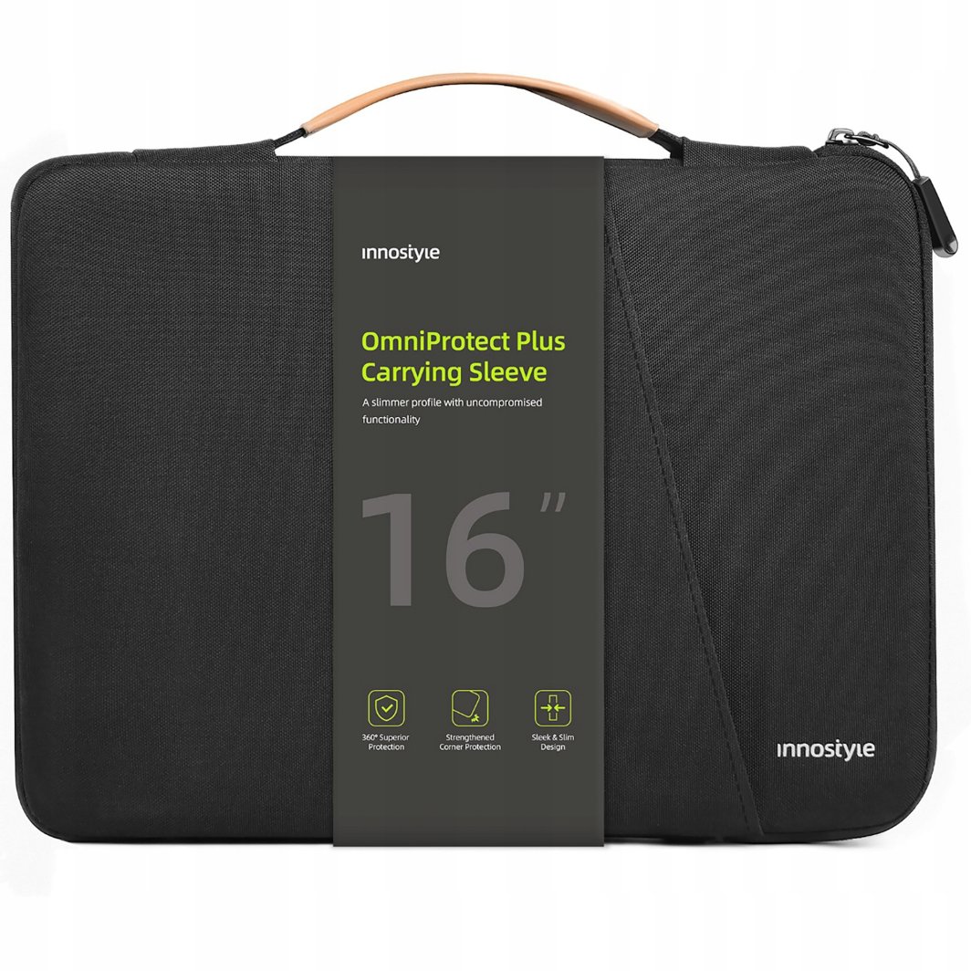 INNOSTYLE TORBA NA LAPTOPA 15 6 16 WODOODPORNA ETUI OMNIPROTECT PLUS CZARNA 1