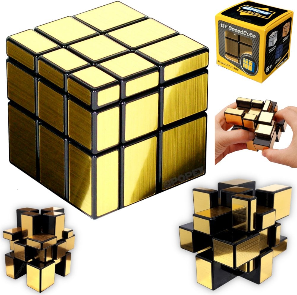 KOSTKA RUBIKA MIRROR 3x3 QYToys ASYMETRYCZNA UKŁADANKA ŁAMIGŁÓWKA TRUDNIEJSZA 1