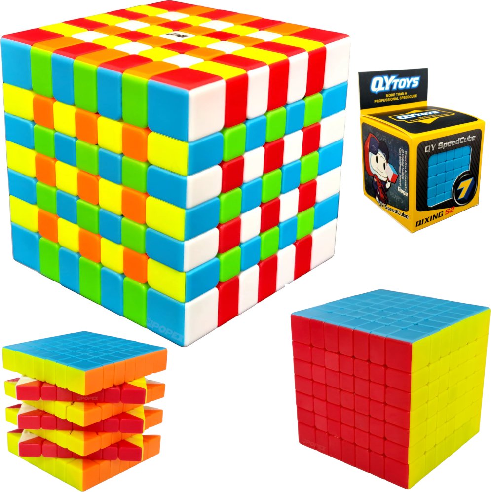 KOSTKA RUBIKA 7x7 QYToys GRA LOGICZNA UKŁADANKA ŁAMIGŁÓWKA 1