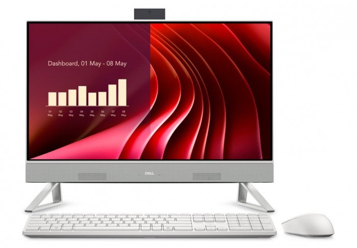 Komputer Dell 24 All-in-One EC24250 Win11Pro 7-150U/16GB/1TB/23.8 FHD/Intel Graphics/Cam/WLAN + BT/Backlit Kb/ 3Y ProSupport 1