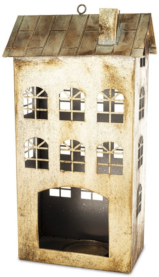 Dekoracja - metalowy domek 45x23,5x14,5 cm  KEKERE tall 1