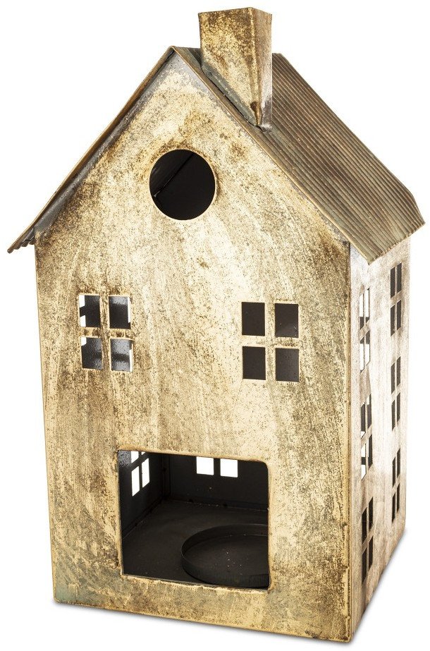 Dekoracja - metalowy domek 36x21x21 cm  KEKERE square 1