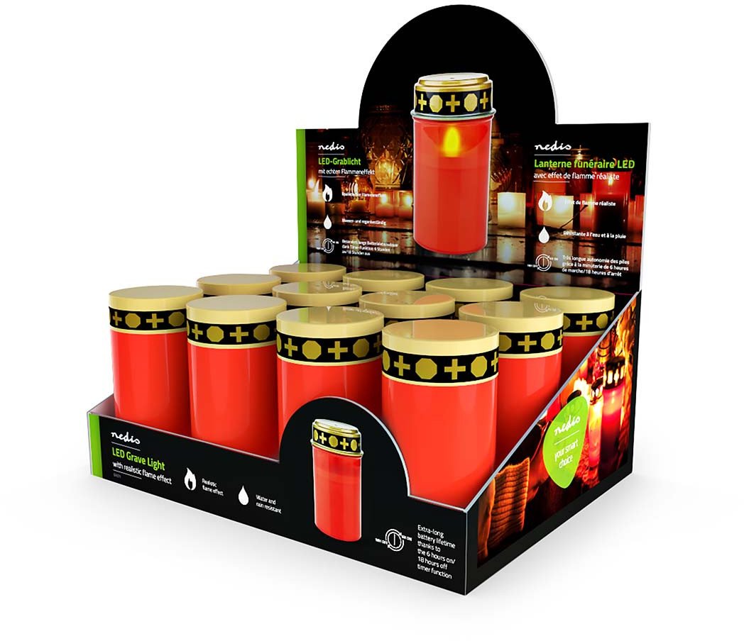 Znicz LED na baterie Nedis 1