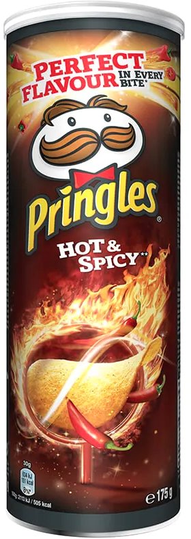 Pringles hot spicy chipsy ostre i pikantne  | 165g 1