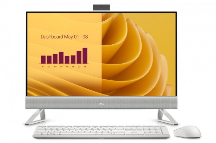 Komputer Dell 27 All-in-One EC27250 Win 11 Pro 7-150U/16GB/512GB SSD/27.0 FHD/Intel Graphics/Cam/WLAN + BT/Backlit Kb/3Y ProSupport 1
