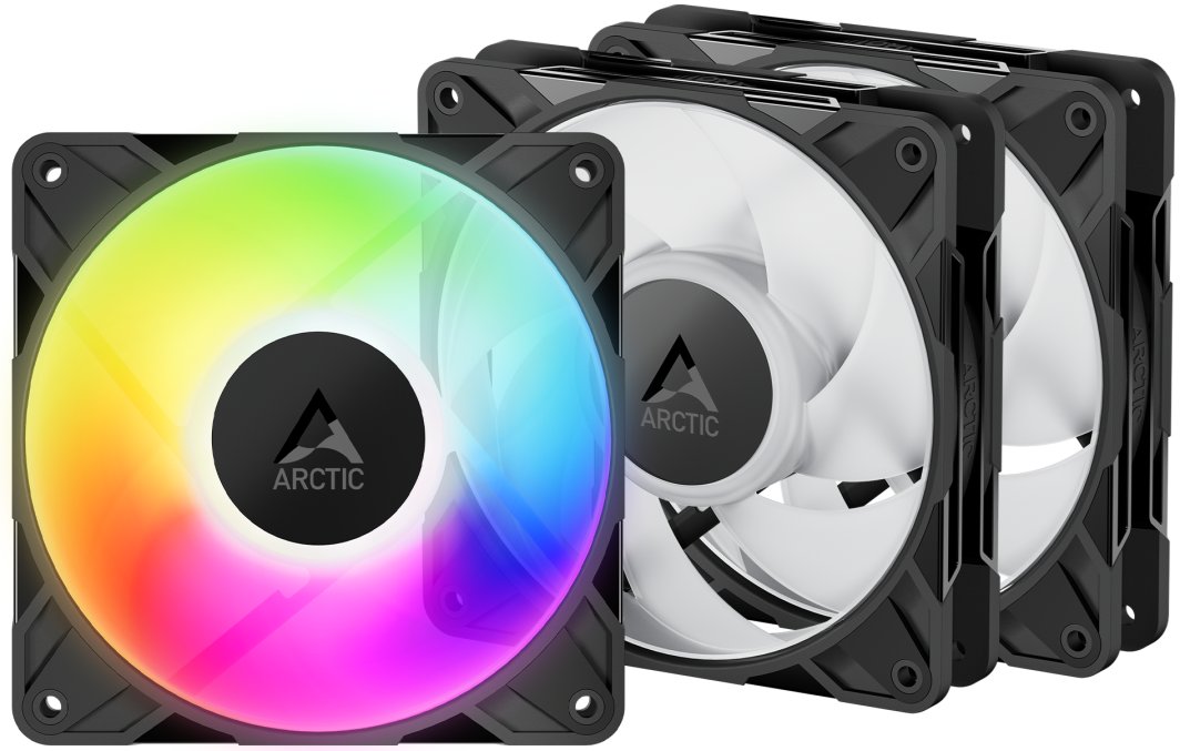 Wentylator Arctic P12 Pro A-RGB 3-pack czarny (ACFAN00310A) 1