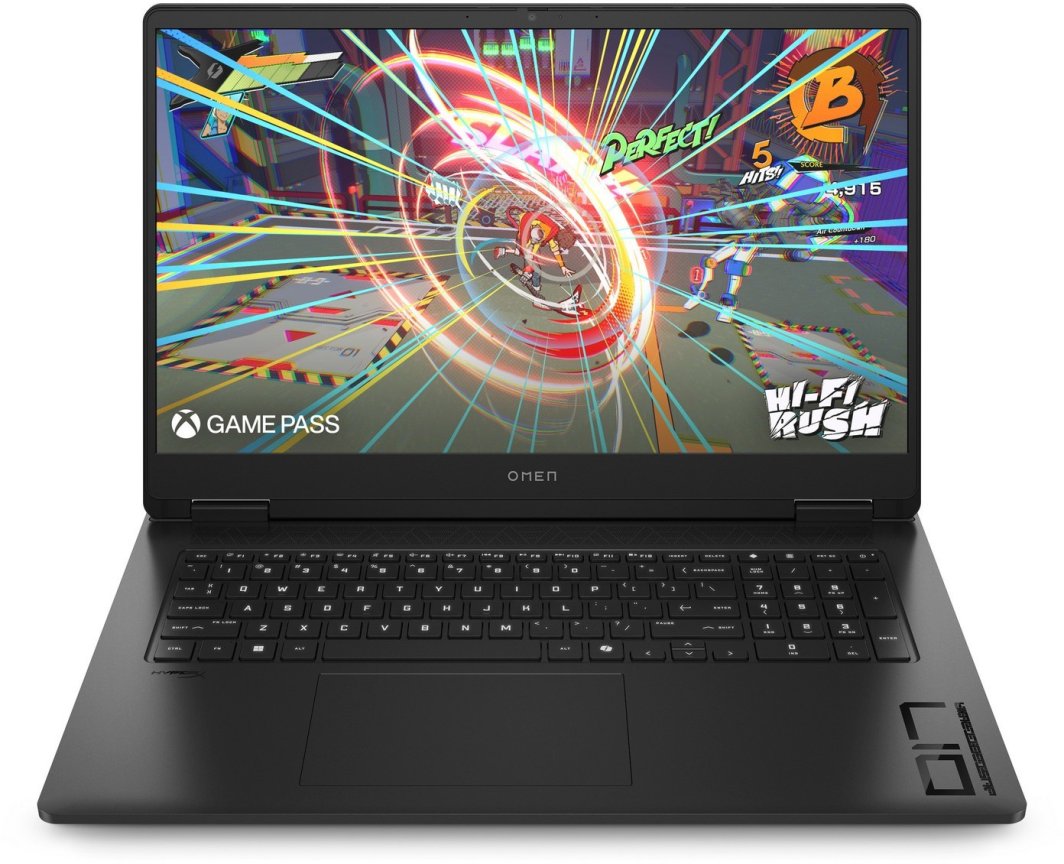Gamingowy Laptop HP OMEN 17-db0006na / A2DJ9EA / AMD Ryzen 5 / 32GB / SSD 2TB / RTX 4050 / FHD 144Hz / Win 11 Pro / Czarny 1