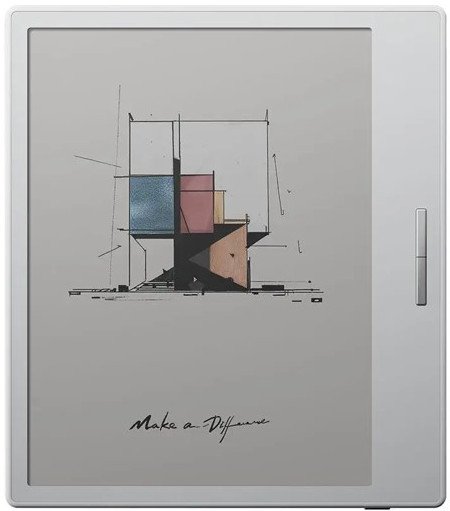 E-book ONYX BOOX GO COLOR 7, 7" Kaleido 3, 64GB, bílá, podsvícená, Bluetooth, Android 12, E-ink displej 1