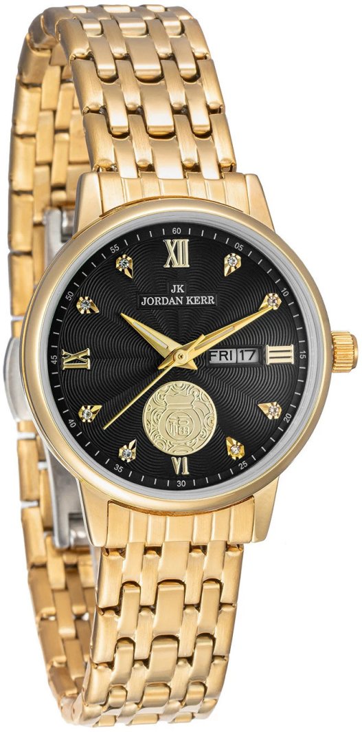 Zegarek damski Jordan Kerr L1071 złoty czt 1