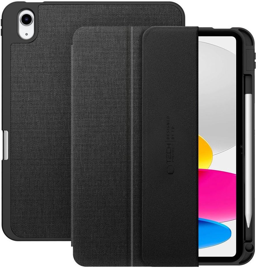 Etui Tech-Protect SmartCase Pen Canvas do Apple iPad 10.9" 2022 / 11" 2025 Obsidian Black 1