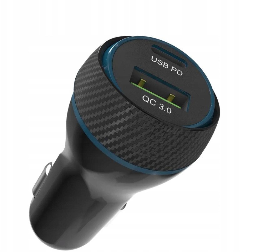 Adam Elements Omnia C1+ - ładowarka samochodowa USB-C/USB-A 45W czarna - Gwarancja bezpieczeństwa. Proste raty. Bezpłatna wysyłka od 170 zł.