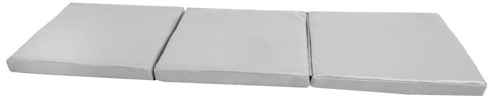 Materac gimnastyczny KIDS 150x50x5 cm 3-częściowy składany szary 1
