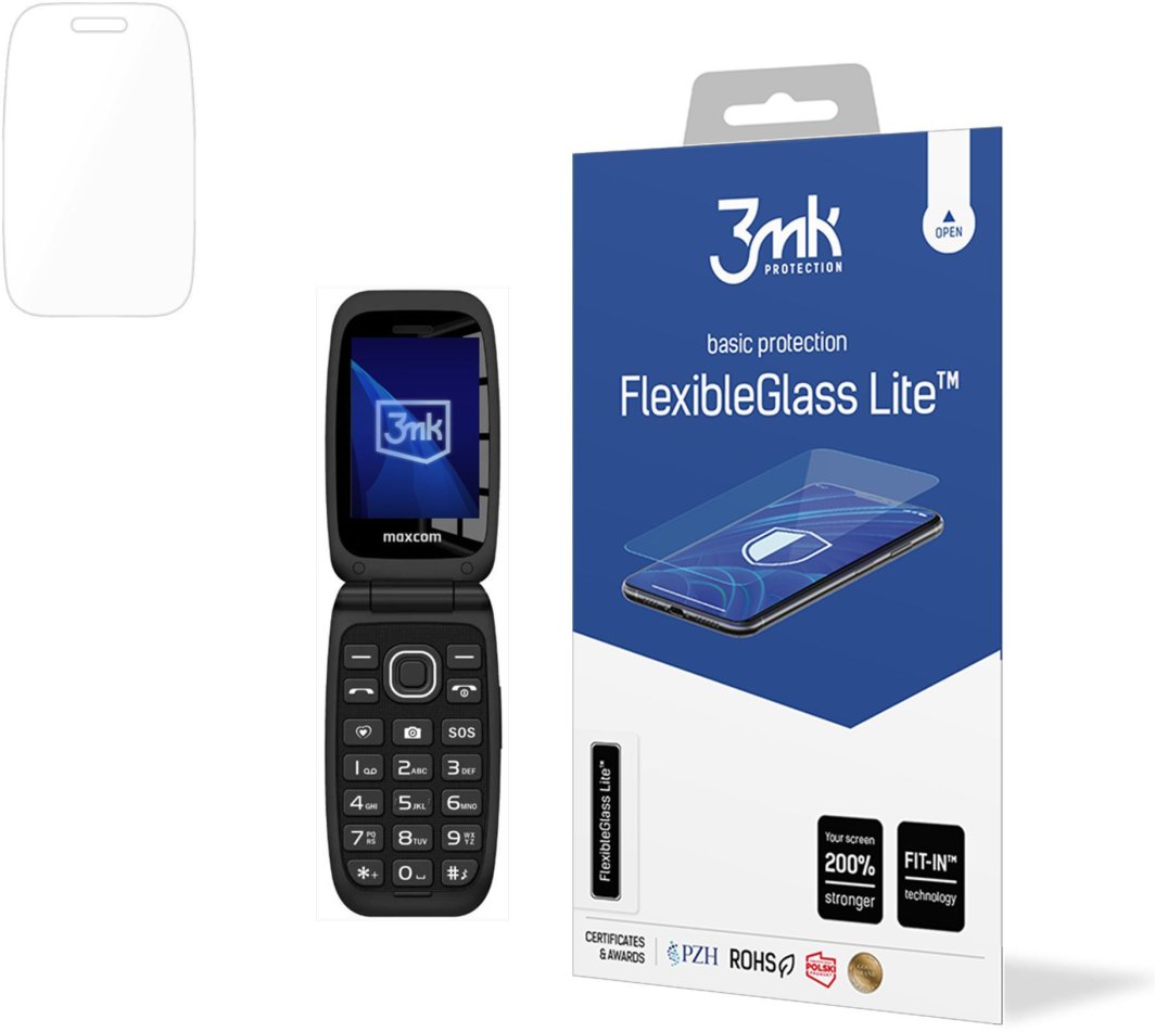 MAXCOM COMFORT MM828 - 3MK FLEXIBLEGLASS LITE