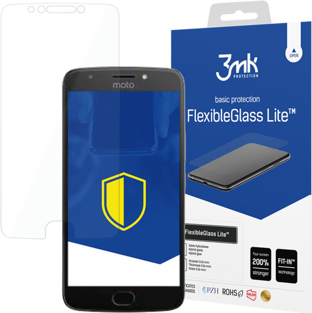 MOTOROLA MOTO E4+ - 3MK FLEXIBLEGLASS LITE