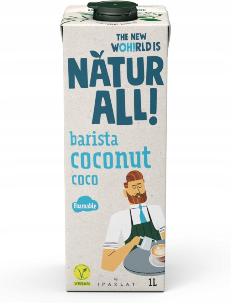 Natur All - napój roślinny kokosowy Barista Coconut 1 l 1