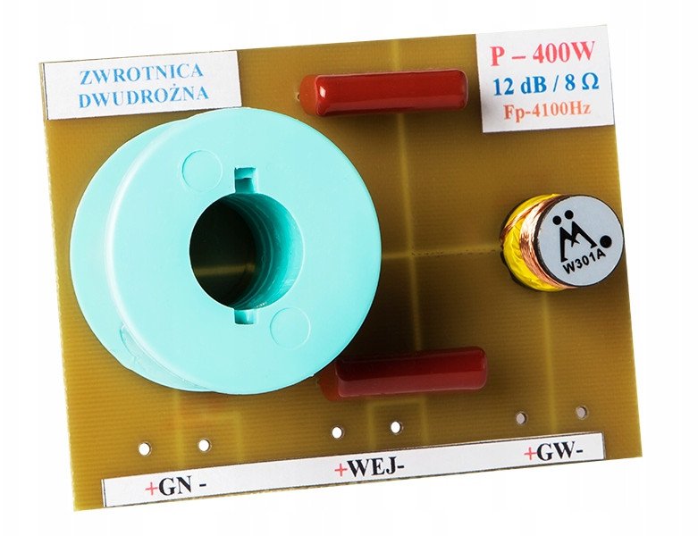 8818# Zwrotnica głośnikowa dwudrożna 400w/8ohm 1