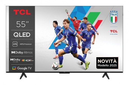 TCL P79K 55P79K Telewizor 139,7 cm (55") 4K Ultra HD Smart TV Wi-Fi Metaliczny 430 cd/m² 1