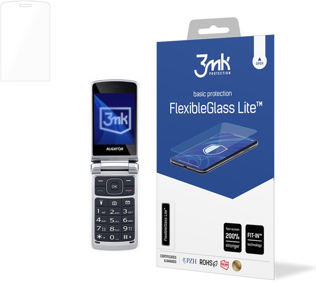 ALIGATOR V710 SENIOR - 3MK FLEXIBLEGLASS LITE