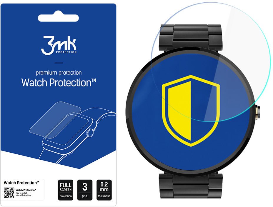 MOTOROLA MOTO 360 - 3MK WATCH PROTECTION FLEXIBLEGLASS 1